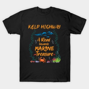 A Road Towards Marine Treasure - Marine Biologist T-Shirt